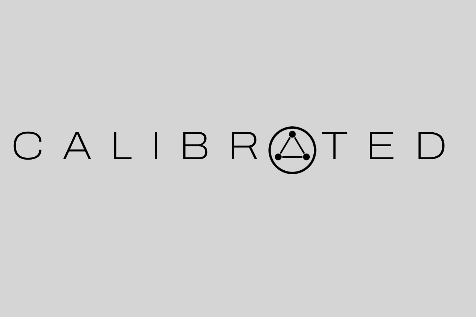 Calibrated brand wordmark and symbol